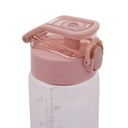 Športová Fľaša Tritanová fľaša na vodu 750 ml Ďalšie vlastnosti protišmykový povlak držiak náustok bez BPA indikátor spotreby vody