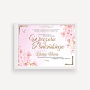 СЕРТИФИКАТ ДИПЛОМ ВЕНГРИЯ PARTY BRIDE А4