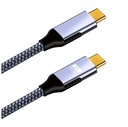 AV-кабель USB-C — USB-C Thunderbolt 3 4, 100 Вт, 4K, 60 Гц, 2 м, для Macbook Pro Air