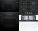 Набор BOSCH HBG536EB4 + BEL554MB0 + PPP6A6I40 + SMV2ITX09E