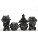 ZIMOWA TWIERDZA ZESTAW 7 METALOWYCH KOŚCI RPG