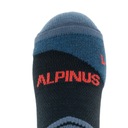 Trekingové ponožky merino coolmax Alpinus Valletto Modrá 35/38 Dominujúci vzor bez vzoru