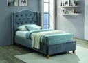 КРОВАТЬ ASPEN VELVET 90X200 BLUVEL ДУБ 14 СЕРЫЙ