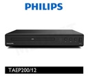 PHILIPS TAEP200/12 MULTIMEDIÁLNY PREHRÁVAČ DVD CD VCD USB HDMI CINCH Farba čierna