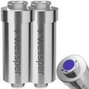 2x душевых фильтра AquaShower Silver с KDF очищают воду