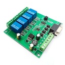 4-канальный релейный модуль Modbus RTU постоянного тока 7–24 В постоянного тока для
