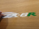 2X НАКЛЕЙКА ЗНАЧОК ZX-6R ДЛЯ KAWASAKI ZX6R, ЛОГОТИП БЕЗ TLA, KOLORY, ROZMIARY  фото 6