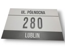 Фасадная табличка с номером дома, УФ-СТОЙКАЯ