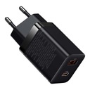 СЕТЕВОЕ ЗАРЯДНОЕ УСТРОЙСТВО 2xUSB QC PD 30 Вт БЫСТРО МОЩНЫЙ USB C USB-C ЧЕРНЫЙ IPHONE 15