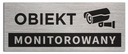 Табличка ОБЪЕКТ НАБЛЮДЕНИЯ 20х8 см