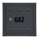 ГАЗОВАЯ ДВЕРЬ ГРАФИТ МАТОВЫЙ 20х25