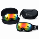 Чорні дитячі окуляри для хлопчика для зимового катання на лижах сноуборді гірських лижах