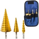 СТУПЕНЧАТЫЕ КОНИЧЕСКИЕ СВЕРЛА ДЛЯ МЕТАЛЛА, ДЕРЕВА, ПЛАСТИКА, ЛИСТА 4-39 ММ ШЕСТИГРАННИКА