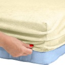 ПРОСТЫНЯ МАХРОВАЯ 80х160 С РЕБРИСТИНОЙ.