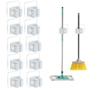 10 САМОКЛЕЯЩИХСЯ ВЕШАЛОК РУЧКА ДЛЯ ШВАБРЫ