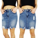 ЖЕНСКАЯ - ЮБКА - ДЖИНСЫ - НАКИДКИ