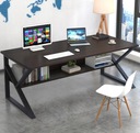 Počítačový stôl, kancelársky s policou 100x60cm čierny Kód výrobcu WSN11