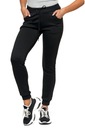 Женские спортивные спортивные штаны с манжетами, джоггеры, черные MORAJ XL/XXL