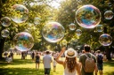 Рідина для мильних бульбашок Великих 10 л MEGA FUN Мильні бульбашки 10л