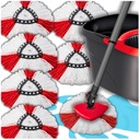 6x ВРАЩАЮЩИХСЯ НАСАДОК ДЛЯ ШВАБРЫ VILEDA TURBO, ЗАМЕНА МЕГА-АБСОРБИРУЮЩЕЙ НАСАДКИ