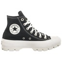 Topánky Tenisky Dámske Converse CTAS Lugged Hi Black/White/Black Čierne Výška podpätku/platformy 5 cm