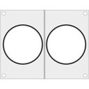 Матрица для двух контейнеров для супа для упаковочной машины CAS