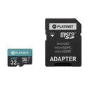 PLATINET microSDHC SECURE DIGITAL + ADAPTÉR SD 32 GB class10 U1 70 MB/s [4400 Stav balenia originálne