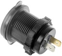 МОТОЦИКЛЕТНЫЕ ГНЕЗДО 12V 2X USB QC3.0 ВОЛЬТМЕТР 36W IP54 СВЕТОДИОДНЫЕ  фото 5