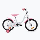 Детский велосипед Romet Tola 16, бело-розовый OS
