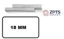 Соединитель для трубы ПВХ ZPTS Obrowo ZŁ-18 18 мм