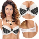 EVELET ROSE Бюстгальтер пуш-ап в горошек *75C*