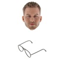 1:6 Mans Head rzeźba z ramką rządu na