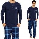 МУЖСКАЯ ХЛОПКОВАЯ ПИЖАМА С ДЛИННЫМ РУКАВОМ, КАРМАНАМИ