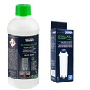 ZESTAW DeLonghi FILTR WODY + ODKAMIENIACZ 500 ml