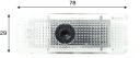 BMW LED (СВІТЛОДІОД) ЛОГОТИП ПРОЖЕКТОР HD M5 E39 E53 Z8 E52 ЕМБЛЕМА СВІТЛО ДВЕРІ M ЛАМПОЧКА  (12812870968) фото min 9