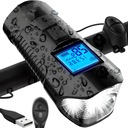 СВЕТОДИОДНАЯ ВЕЛОСИПЕДНАЯ ЛАМПА СЧЕТЧИК КМ СПИДОМЕТР