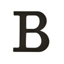 БУКВА Б ДЛЯ ДОМА АДРЕСНЫЕ БУКВЫ ДЛЯ ДОМА 9 СМ - КОРИЧНЕВЫЕ
