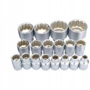 SPLINE 12-ANGLE SOCKETS 8-32 мм 19 ea.