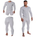 ХЛОПКОВЫЙ МУЖСКОЙ КОМПЛЕКТ, ФУТБОЛКА, ДЛИННЫЕ БРЮКИ, Блузка с длинными рукавами, L