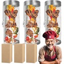 КОРЗИНА ДЛЯ ЖАРЕНИЯ ОВОЩЕЙ МЯСО РЫБА КАРТОФЕЛЬ ФАР РЫБА ГРИЛЬ ГРИЛЬ 3 ШТ.