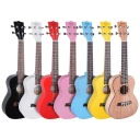 V-TONE UK23 акустическая концертная укулеле, дерево, 5 цветов + футляр