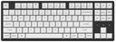 Колпачки клавиш KEYCHRON Double Shot PBT с профилем OSA Black on White Full Set