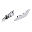 2 PCS CHROMÉ GARNITURE AVANT GARDE-BOUE 51117338569 0Sphoto 7