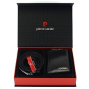 МУЖСКОЙ КОЖАНЫЙ RFID КОШЕЛЕК БОЛЬШОЙ ЧЕРНЫЙ В ПОДАРОК