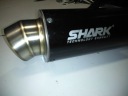 KTM DUKE 125 21R MUFFLER ENDING THROUGH SHARK EXHAUST SMALL MILEAGE  photo 5
