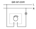 ПОВОРОТНЫЙ ПЕРЕКЛЮЧАТЕЛЬ ОСВЕЩЕНИЯ QUADRA DIMMER