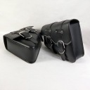 МОТОЦИКЛЕТНЫЕ TROJKATNE СУМКИ PODSIODLOWE - КОЖА PU, WODOODPORNE, ЧЕРНЫЕ  фото 11