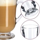 KOMPLET 6 SZT SZKLANEK DO KAWY LATTE Macchiato + ŁYŻECZKI ZESTAW NA PREZENT Pojemność 300 ml