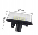 LED ЛАМПОЧКИ НОМЕРА TOYOTA COROLLA VERSO E120  (15947129652) фото min 13