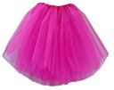 SPÓDNICZKA TIULOWA TIUL SPÓDNICA 50 cm fuksja